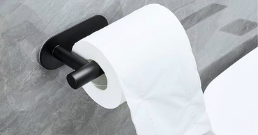 Installing a toilet paper holder | Height, mounting and adhesive alternatives