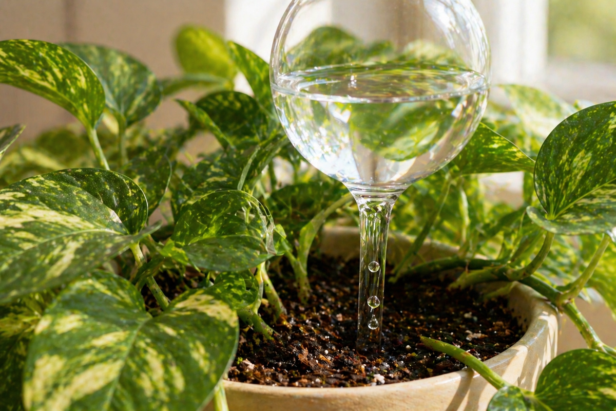 How does a watering globe work? The science explained  Minismus