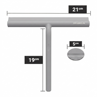 Compact Shower Squeegee with Magnetic Hook 21 cm