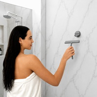 Compact Shower Squeegee with Magnetic Hook 21 cm
