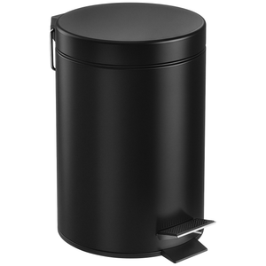 Poubelle à pédale 3 litres avec couvercle à fermeture douce et seau intérieur amovible