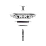 Types of Sink Plugs: There are two common types of sink plugs for round center hole drains: Ball Pin and Screw Pin.