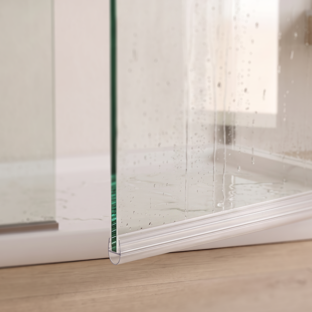 Shower Door Seal  D-Profile(2x 1 Meter)