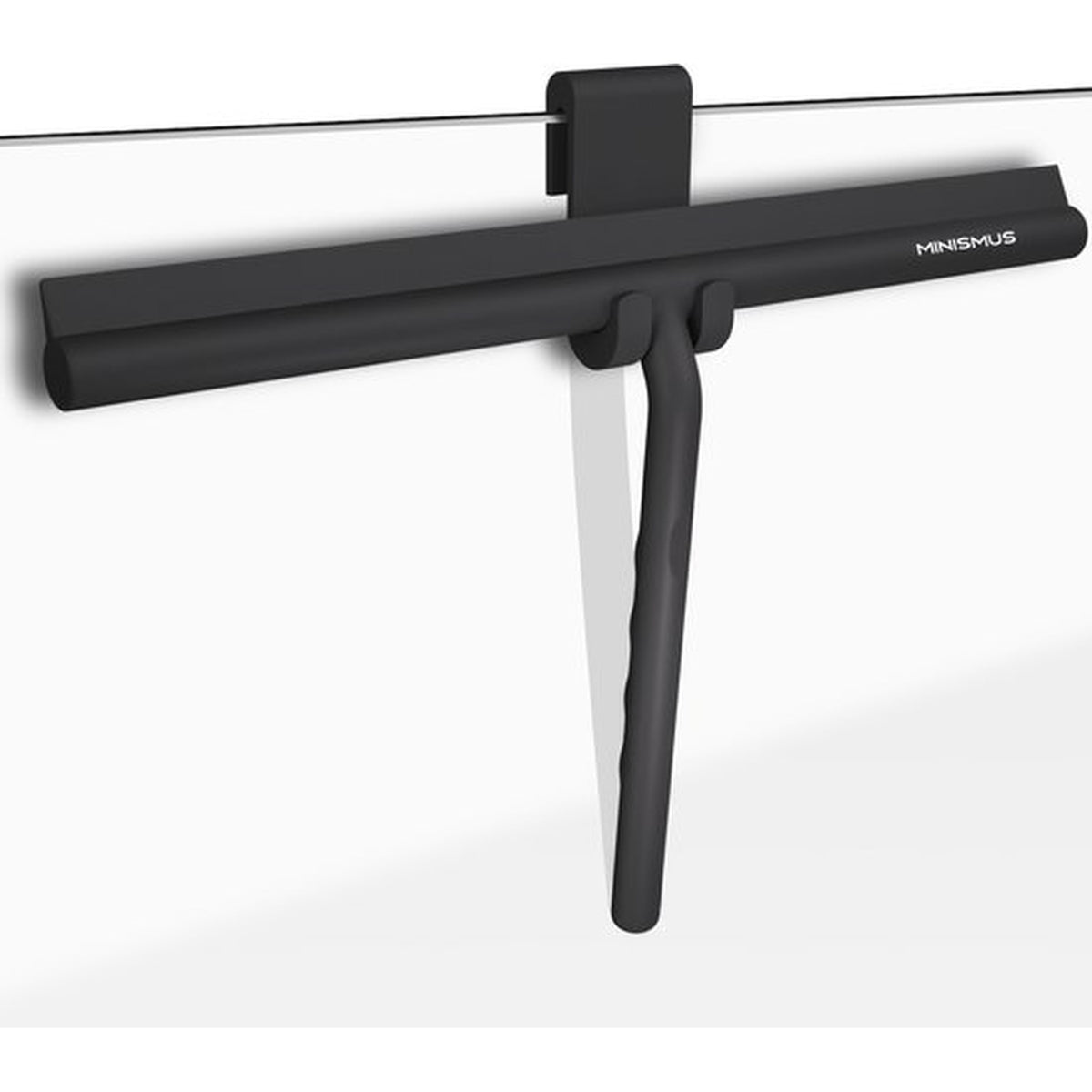 Extra Wide Shower Squeegee with Hanging Hook 33 cm - Black