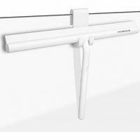 Extra Wide Shower Squeegee with Hanging Hook 33 cm - White