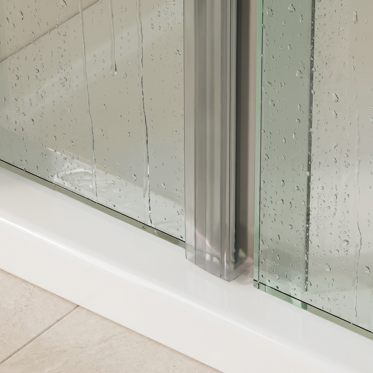 Vertical Shower Door Seal U-Profile 200 cm