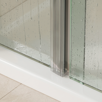 Vertical Shower Door Seal U-Profile 200 cm