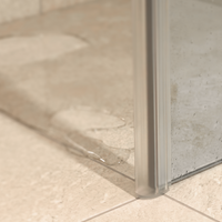 Vertical Shower Door Seal D-Profile 200 cm