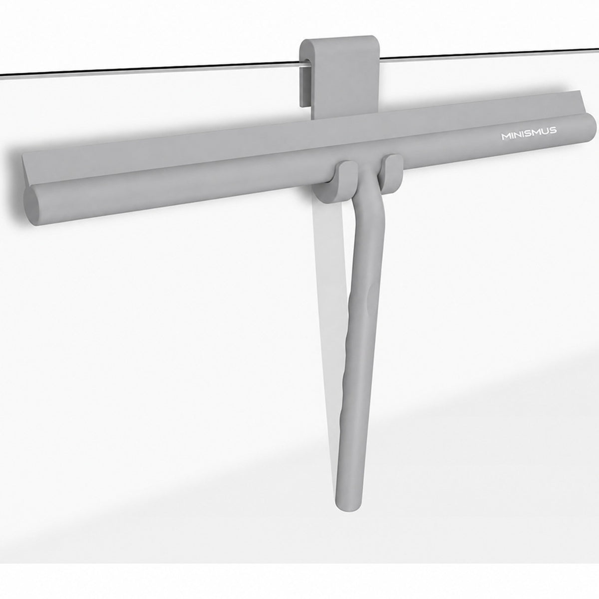 Extra Wide Shower Squeegee with Hanging Hook 33 cm - Gray