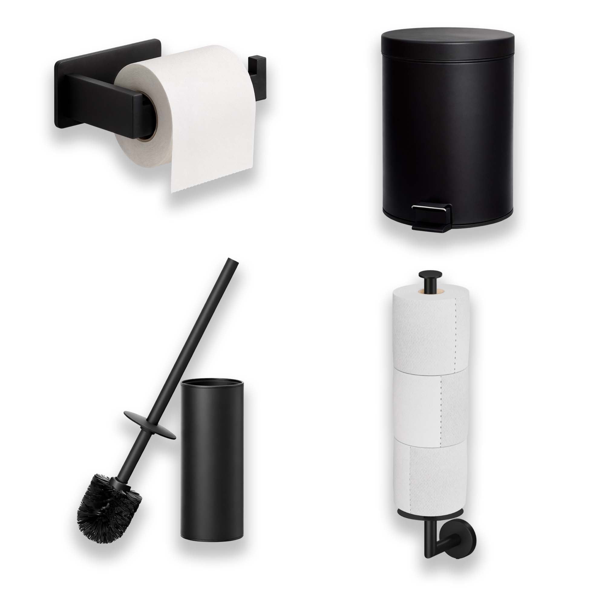 4 piece Toilet Accessories Set