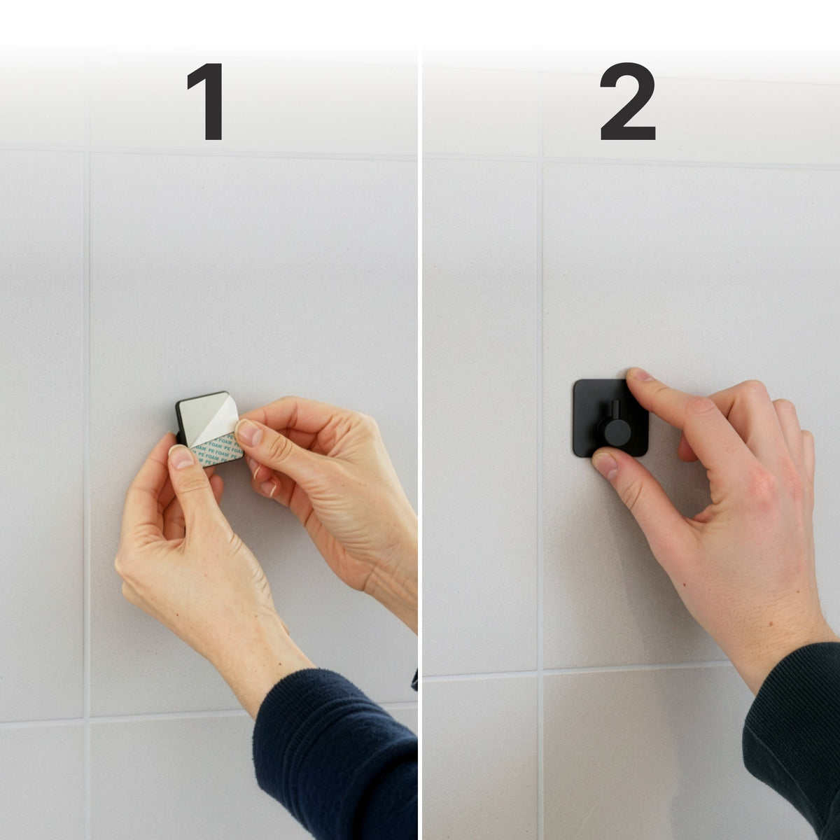 Nástěnný háček s kulatou základnou – Samolepicí