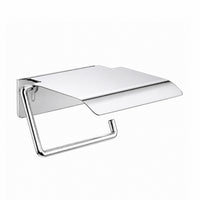 Wall Mounted Toilet Paper Holder with Cover - Chrome