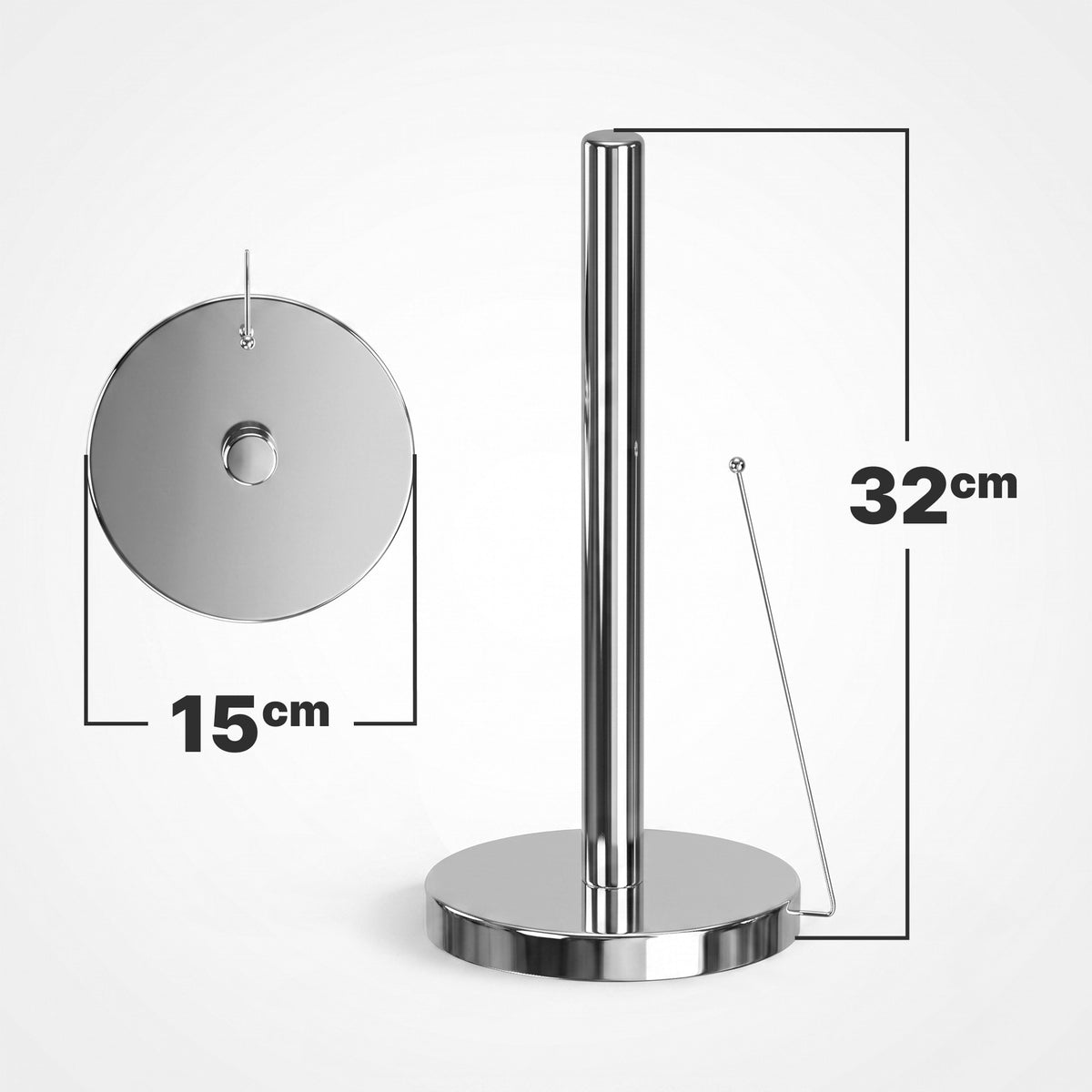 Chrome - Paper Towel Holder