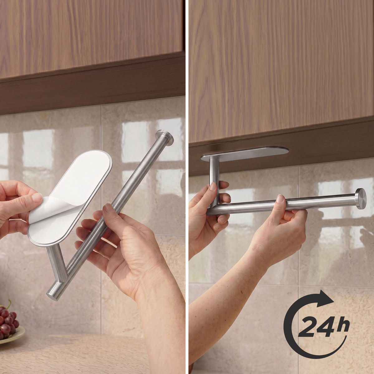 Paper Towel Holder - Brushed SS