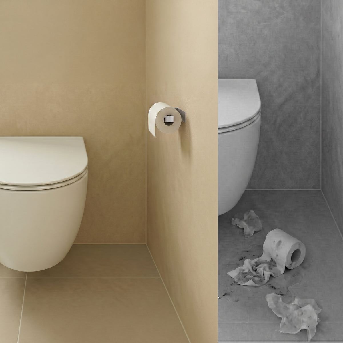 Tissue Roll Holder - Brushed SS