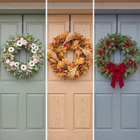 Minismus adjustable over-door wreath hook in black