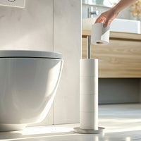Standing Toilet Roll Holder for 5 Extra Rolls