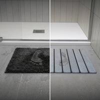 Alfombra de baño enrollable de diatomita de secado rápido (60 x 40 cm)