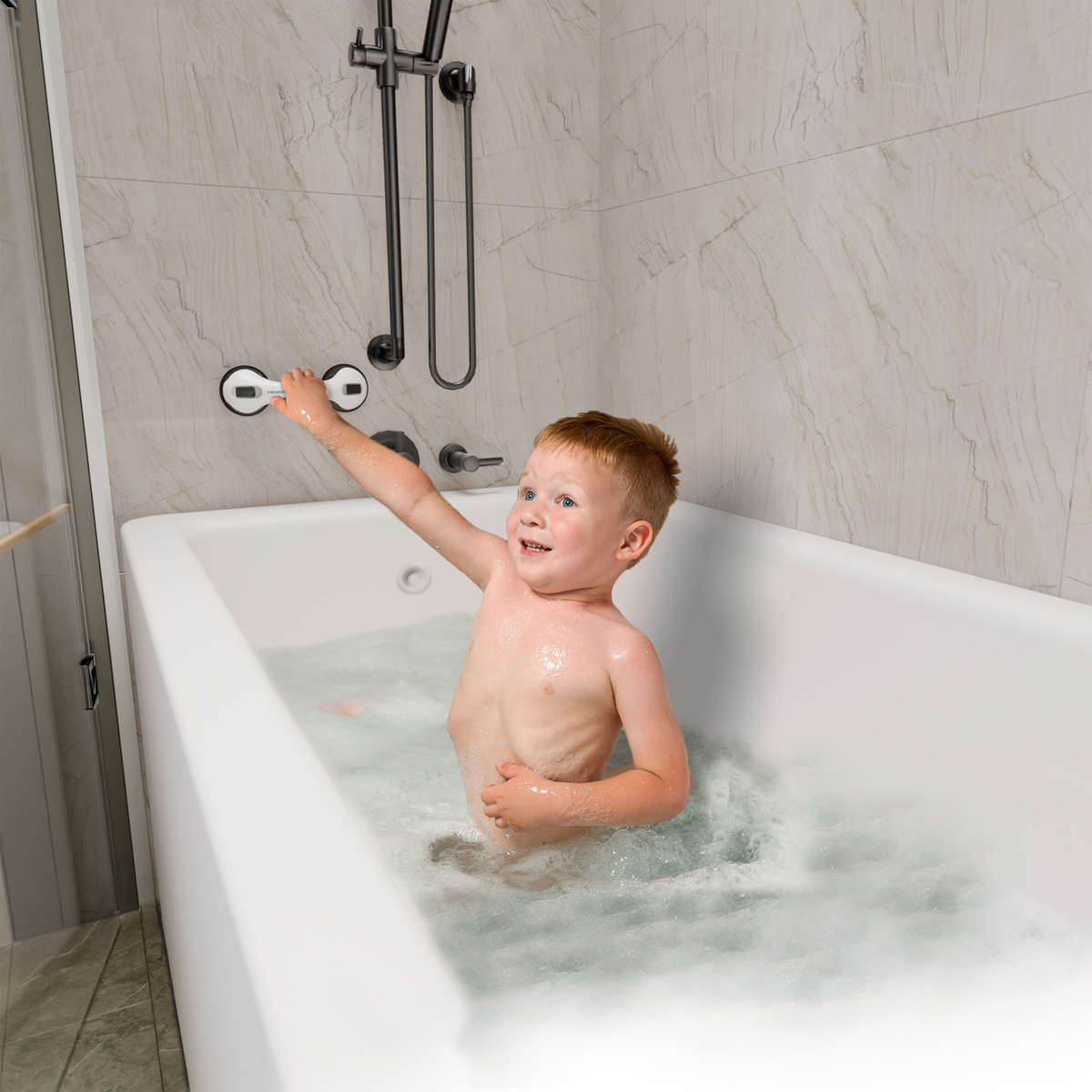 Badezimmer- & Duschgriff mit Saugnapf