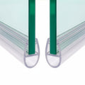 Dusjlist D-profil (2x1 meter)