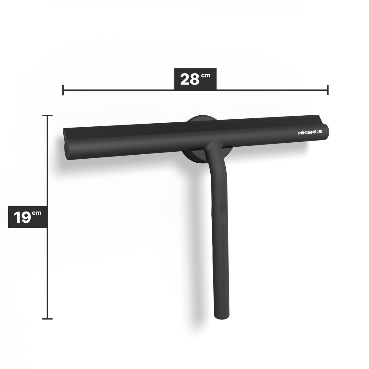 Limpiador de ducha con gancho magnético 28 cm