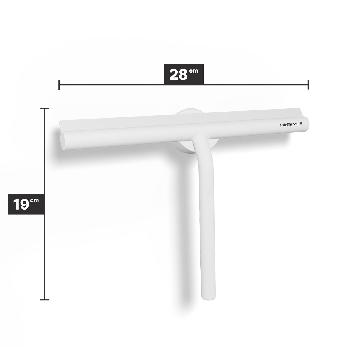 Limpiador de ducha con gancho magnético 28 cm