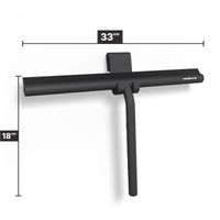 Limpiador de ducha extra ancho con gancho para colgar 33 cm