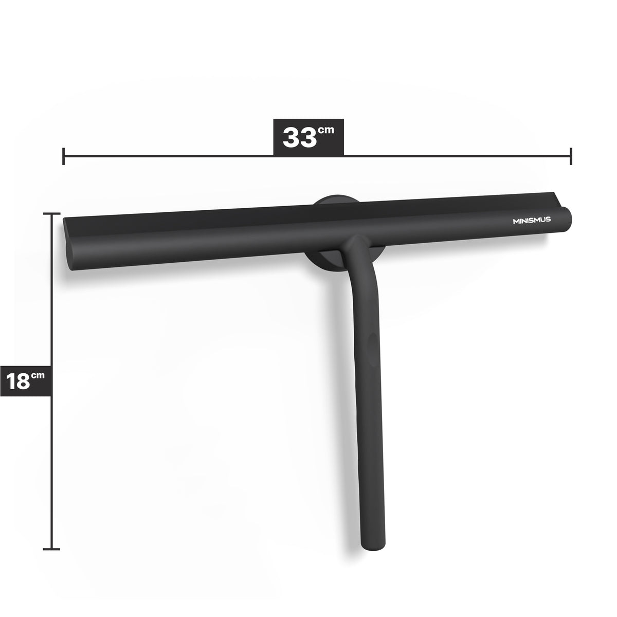Raschietto per doccia extra largo con gancio magnetico 33 cm