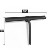 Raschietto per doccia extra largo con gancio magnetico 33 cm