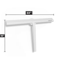 Raschietto per doccia extra largo con gancio magnetico 33 cm