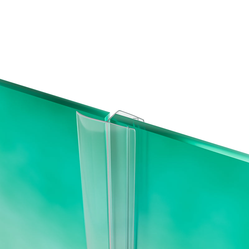 There are two common types of shower door seals: one designed for horizontal installation along the bottom edge of your door, and another for vertical installation along the side of your shower door.