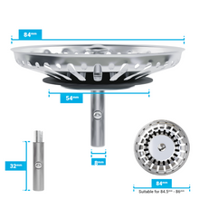 84 mm sink plug size image