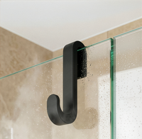 Set van 2 Douchedeurhaken met Siliconen Coating