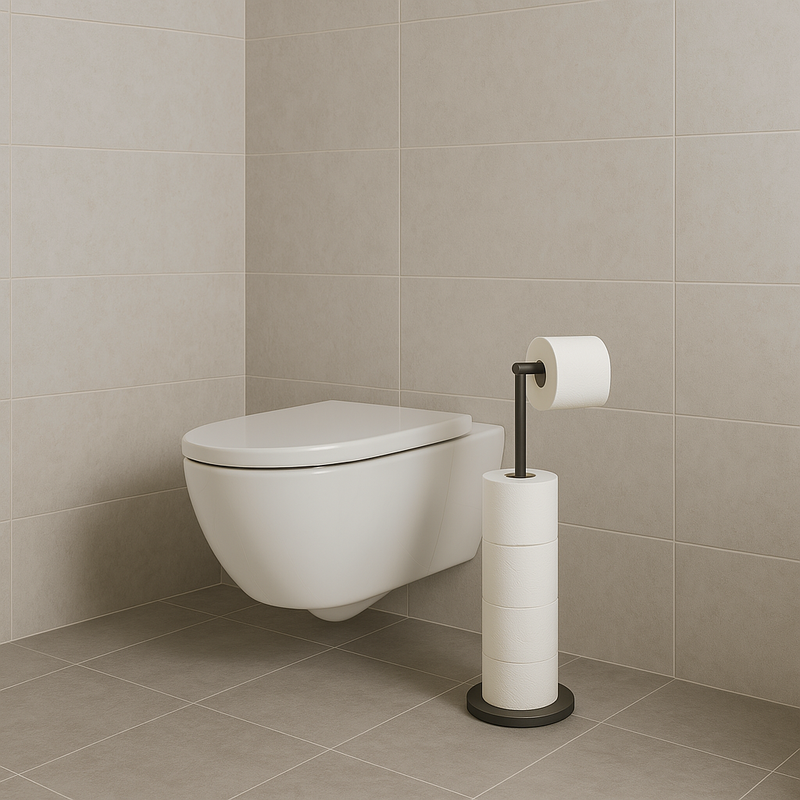 Staande WC Rolhouder