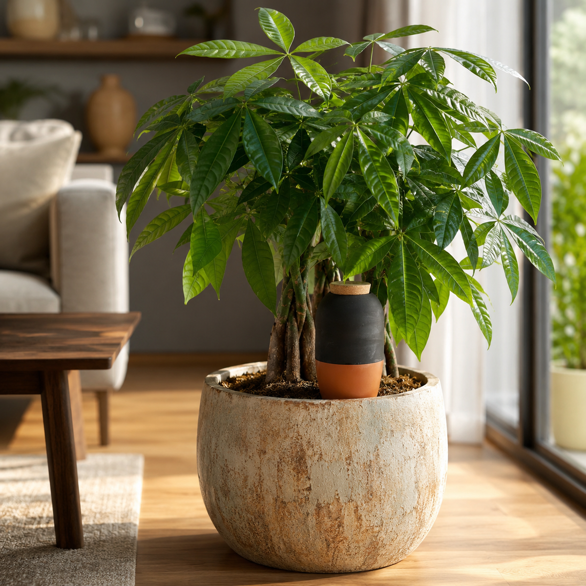 Terracotta Plantenwaterdruppelaar Set van 4 – 450 ml