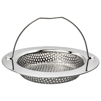 Cestello Scolapiatti con Manico in Acciaio Inossidabile per Lavello