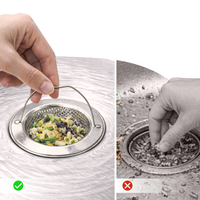 Cestello Scolapiatti con Manico in Acciaio Inossidabile per Lavello