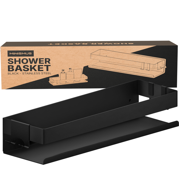 Shower Shelf Basket Stainless Steel with Multiple Wall Mounting Options