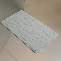 Alfombra de baño de diatomita de secado rápido - 60 x 40 cm