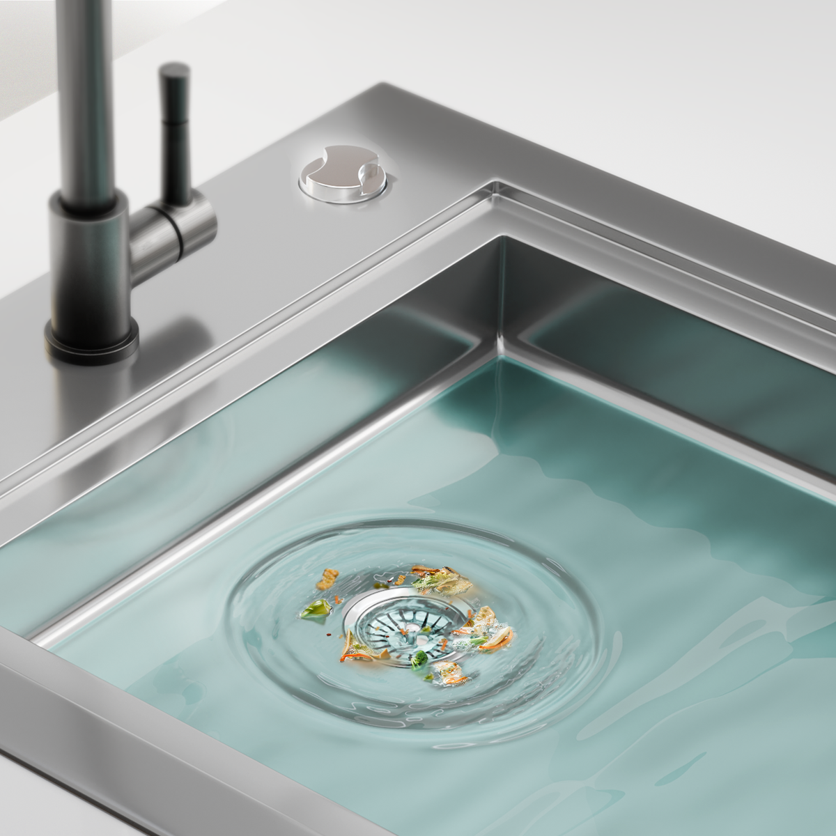 82 mm Kitchen Sink Strainer with Adjustable Screw Pin